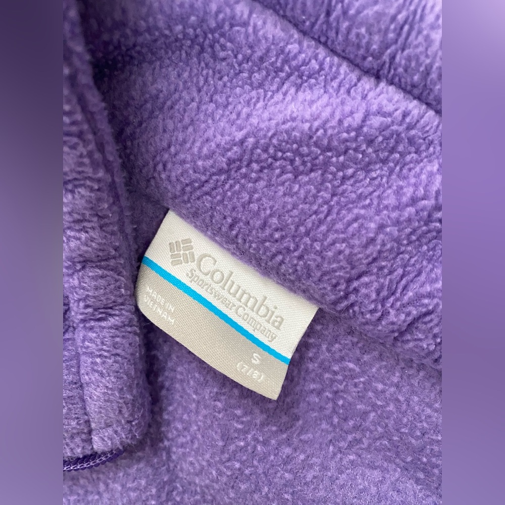 Columbia Purple Fleece Jacket